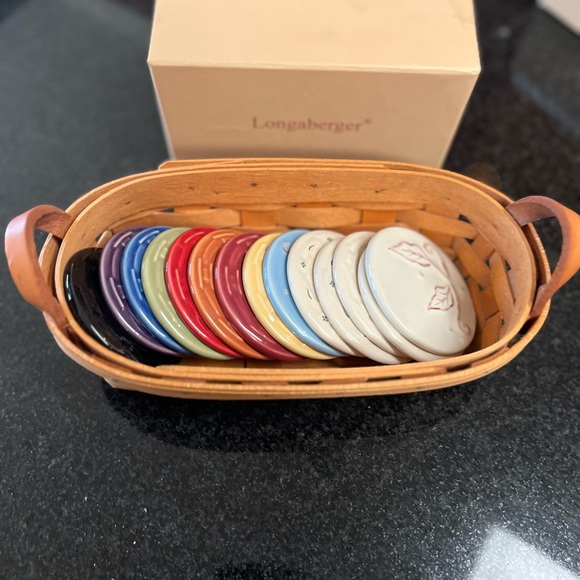 Longaberger Other - Longaberger pottery coasters